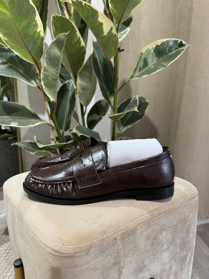 MOCASSINO LOREN MARRONE LUCIDO