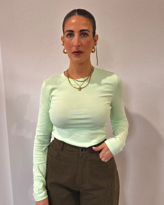 Tee cotone Verde acido