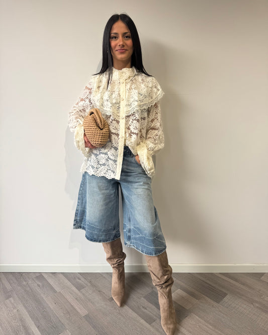 Camicia SPARROW in pizzo