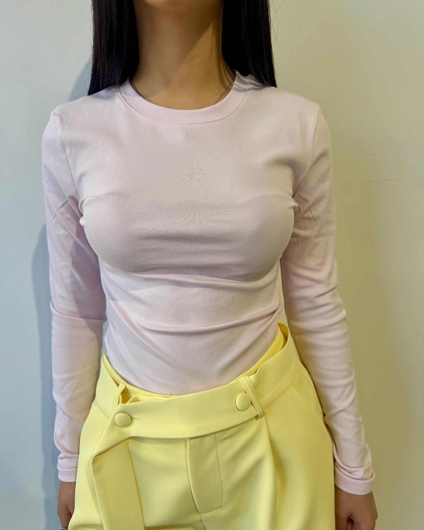 Tee cotone rosa Pastello