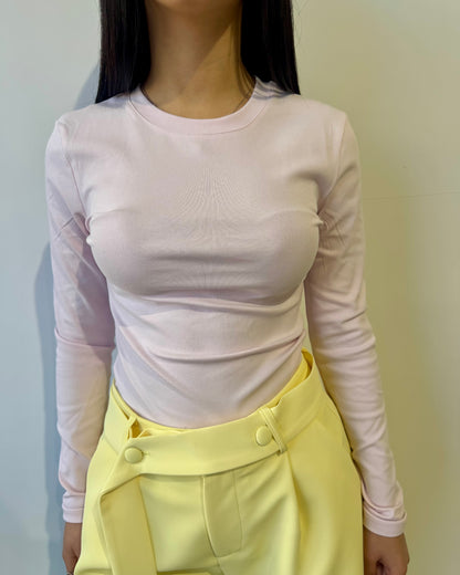 Tee cotone rosa Pastello