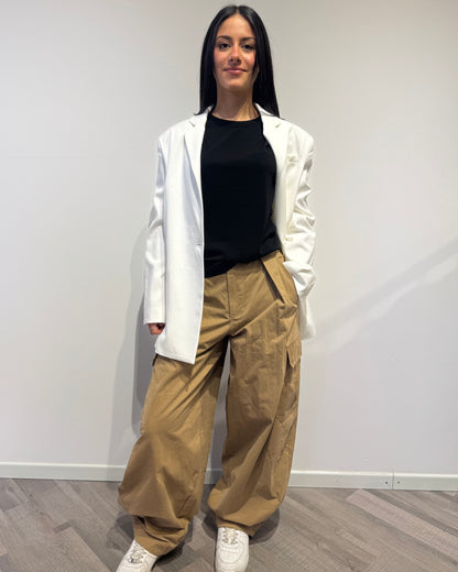 Blazer white 100% cotton