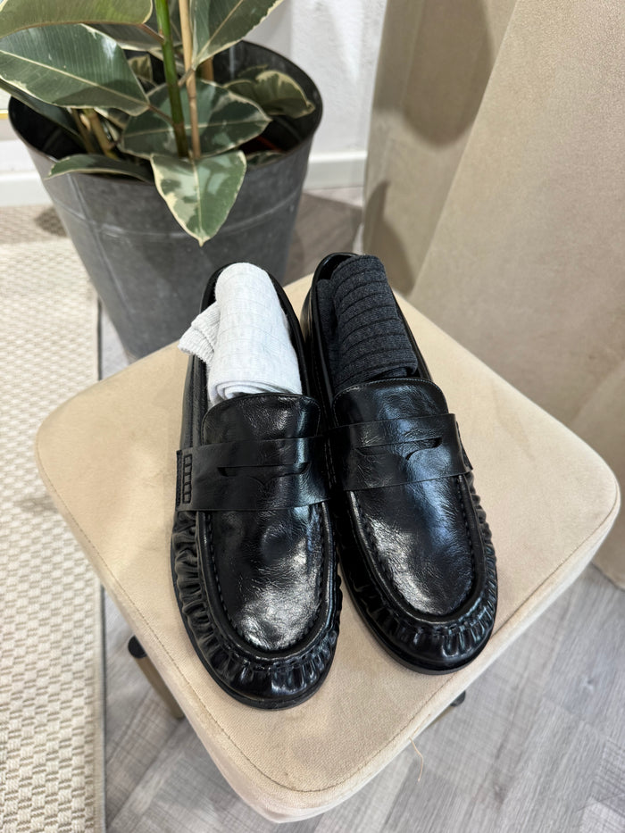 MOCASSINO LOREN NERO LUCIDO