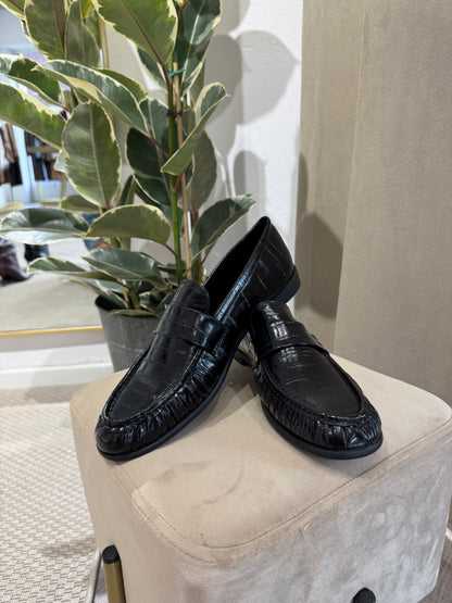 MOCASSINO LORA NERO LUCIDO