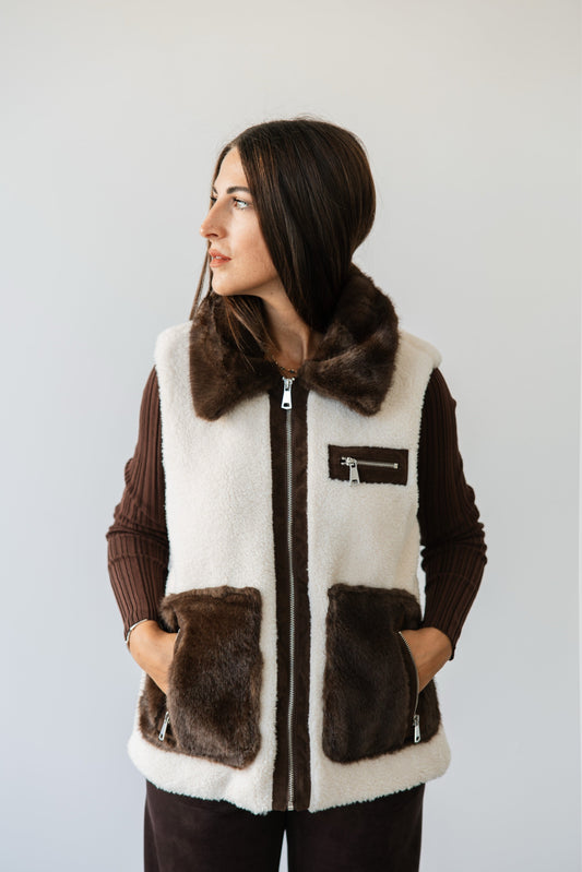 Gilet Teddy panna