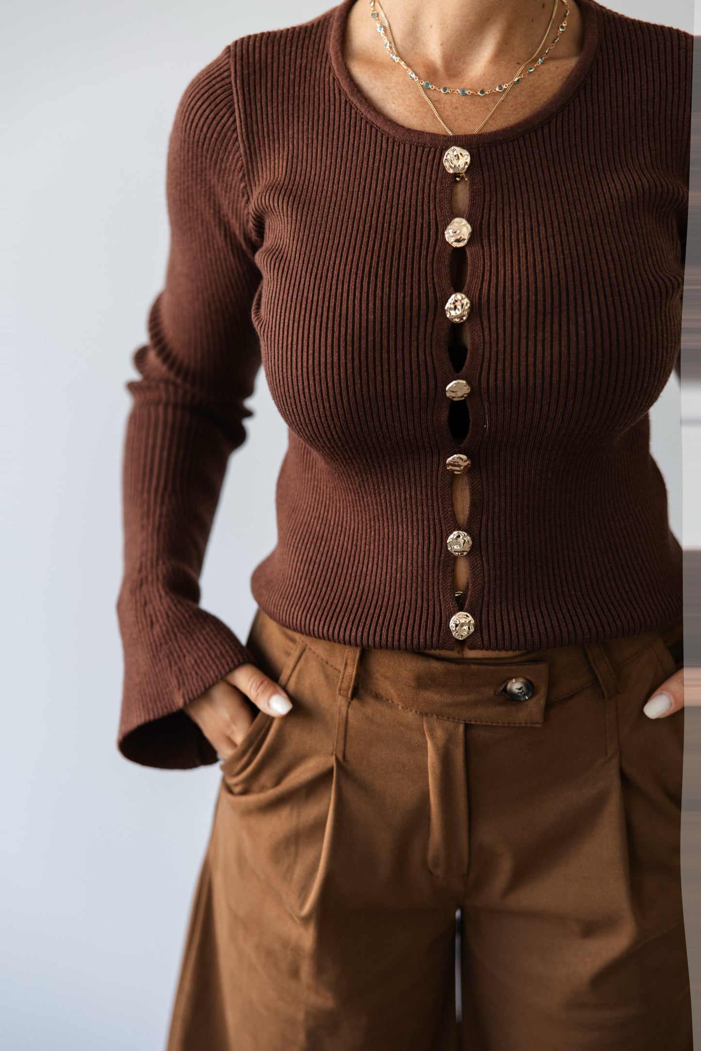 Maglione Moon Gold Botton