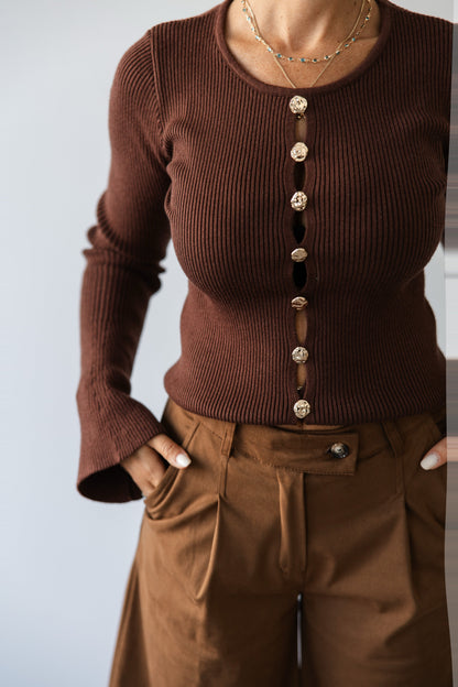 Maglione Moon Gold Botton