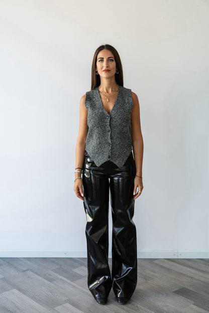 Gilet Melange grigio