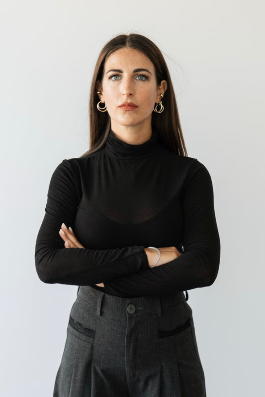 Cashmerino Collo alto