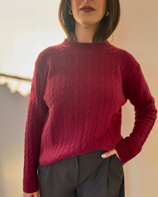 Maglione Bordeaux