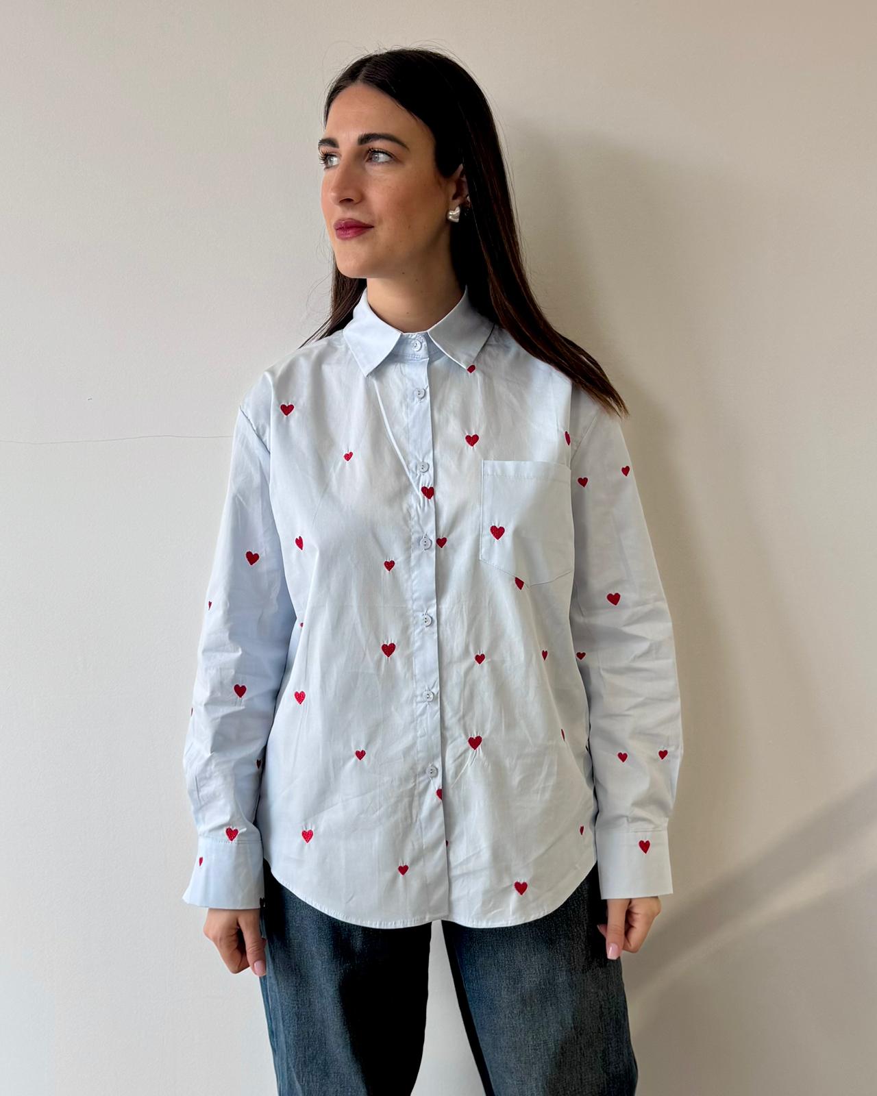 Camicia Cuoriciosa Azzurra