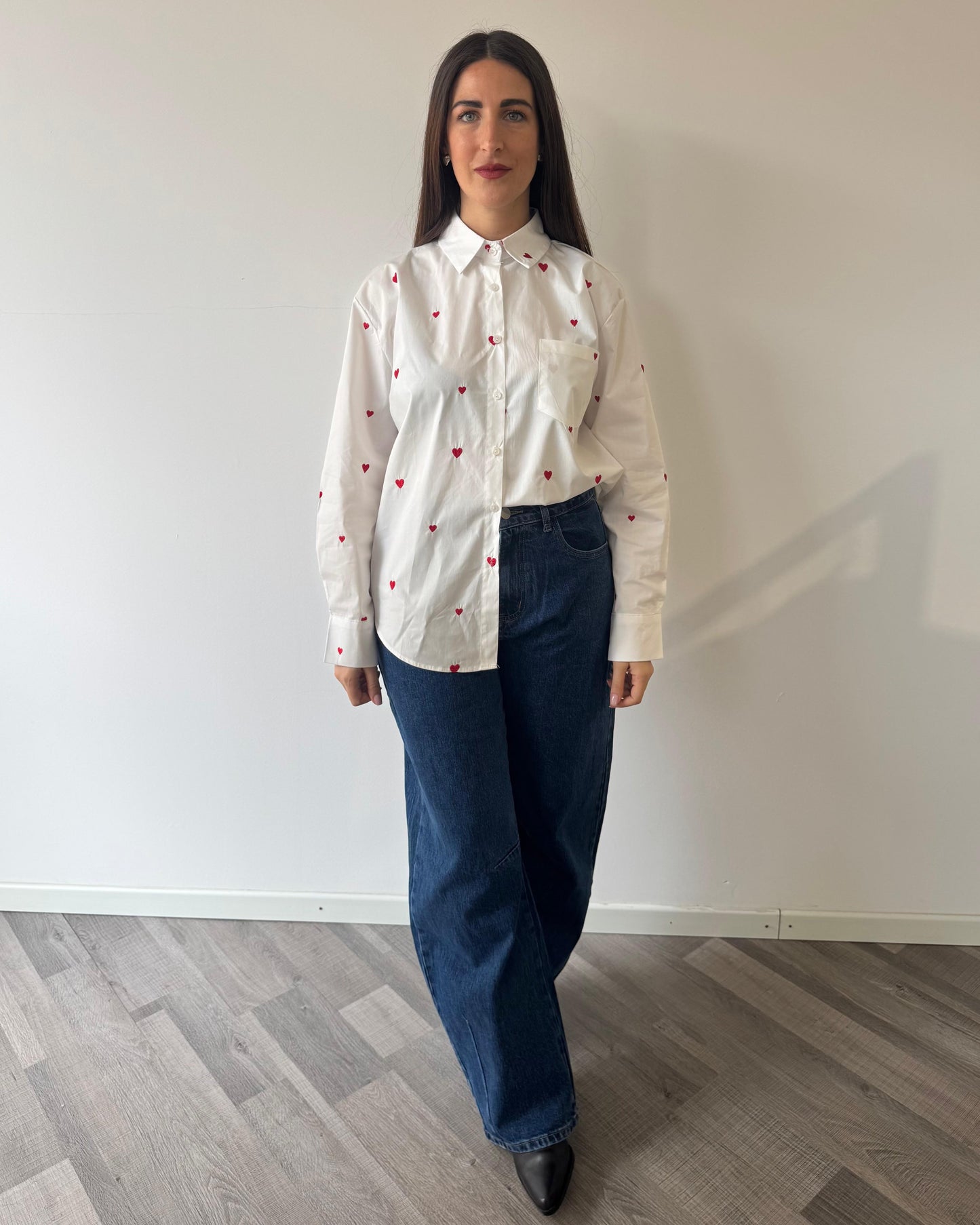 Camicia Cuoriciosa Bianca