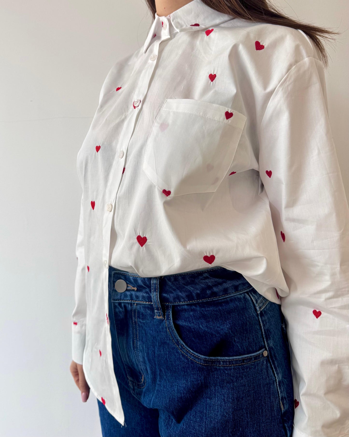 Camicia Cuoriciosa Bianca