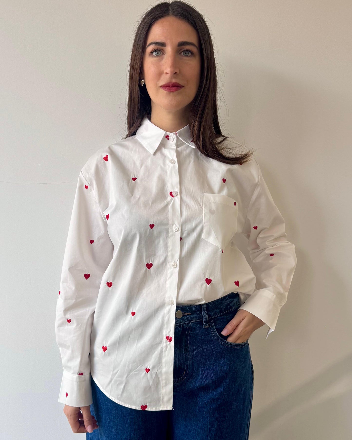 Camicia Cuoriciosa Bianca