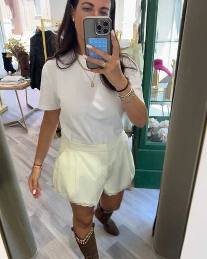 Pantaloncino Cami panna